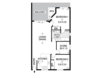 17/140 Smith Street, Darwin City, NT 800, 3 ਕਮਰੇ, 1 ਬਾਥਰੂਮ, Unit