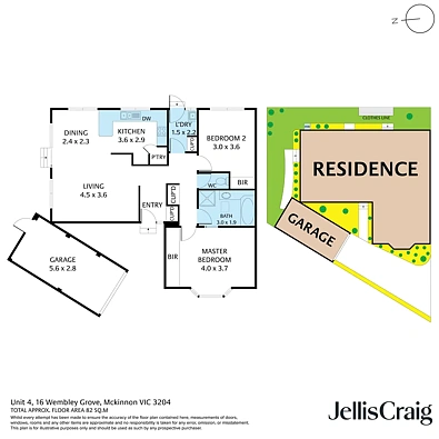 4/16 Wembley Grove, Mckinnon, VIC 3204, 2房, 1浴, Unit