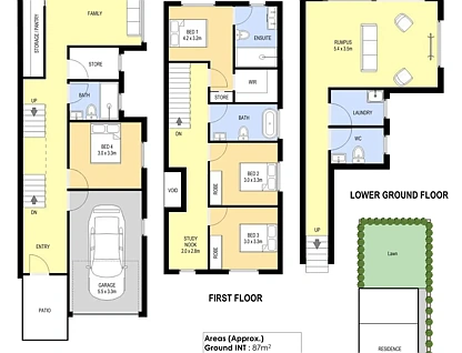 2B Henry Avenue, Sylvania, NSW 2224, 4部屋, 3バスルーム, Apartment