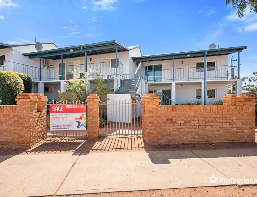 4/228 Egan Street, Kalgoorlie, Outback (South), 2 રૂમ, 1 બાથરૂમ, House