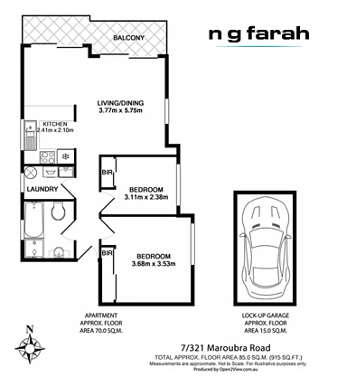 7/321 Maroubra Road, Maroubra, NSW 2035, 2 Schlafzimmer, 1 Badezimmer, Apartment