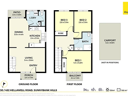 30/452 Hellawell Road, Sunnybank Hills, Fordell, 3 ห้องนอน, 1 ห้องน้ำ, Townhouse