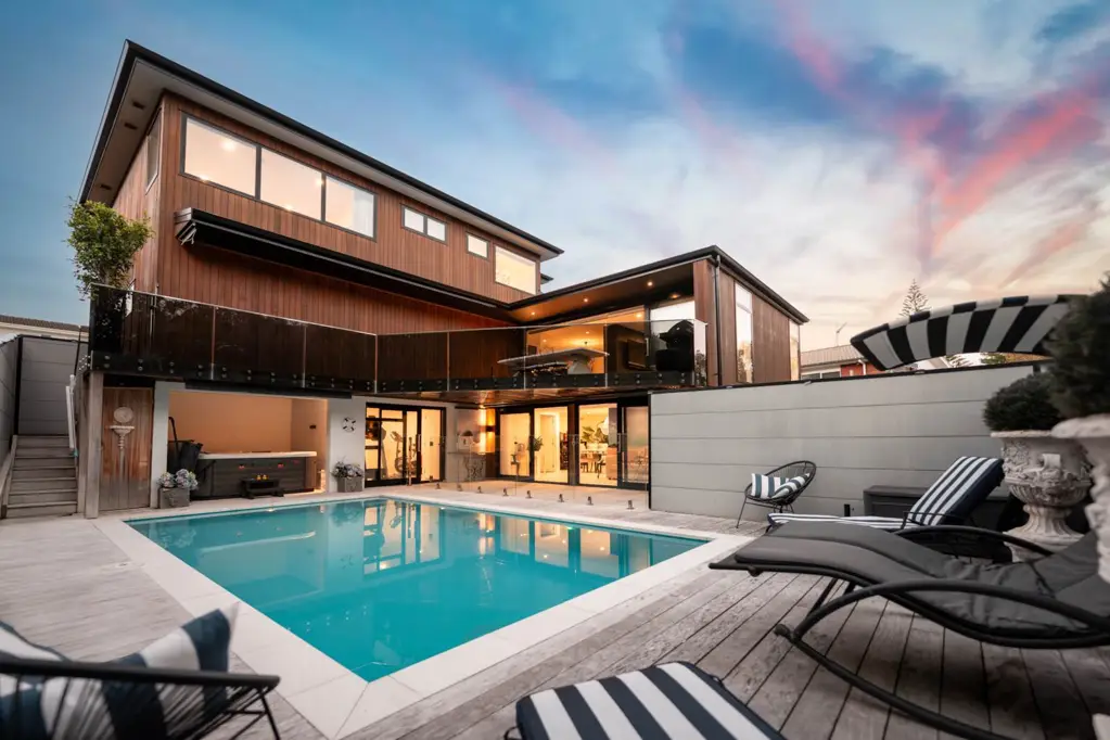 Mellons Bay 5部屋 Architectural Masterpiece in Macleans Zone