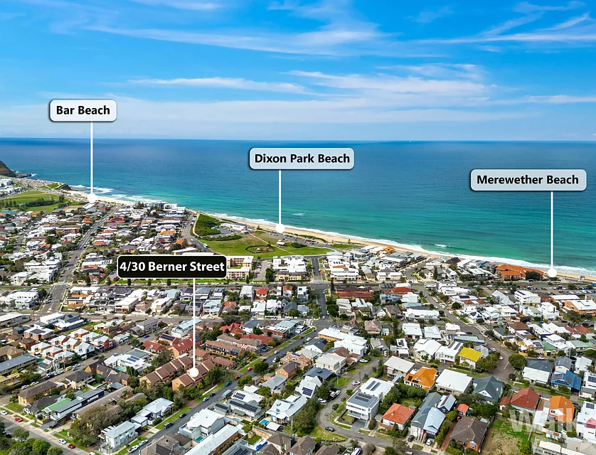 4/28-32 Berner Street, Merewether, NSW 2291, 2 कमरे, 1 बाथरूम, Unit