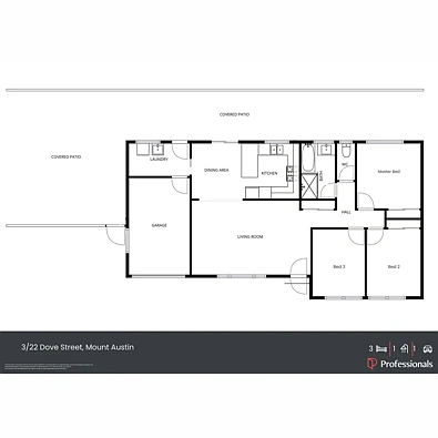 3/22 Dove Street, Mount Austin, NSW 2650, 3 rūma, 1 rūma horoi, Unit