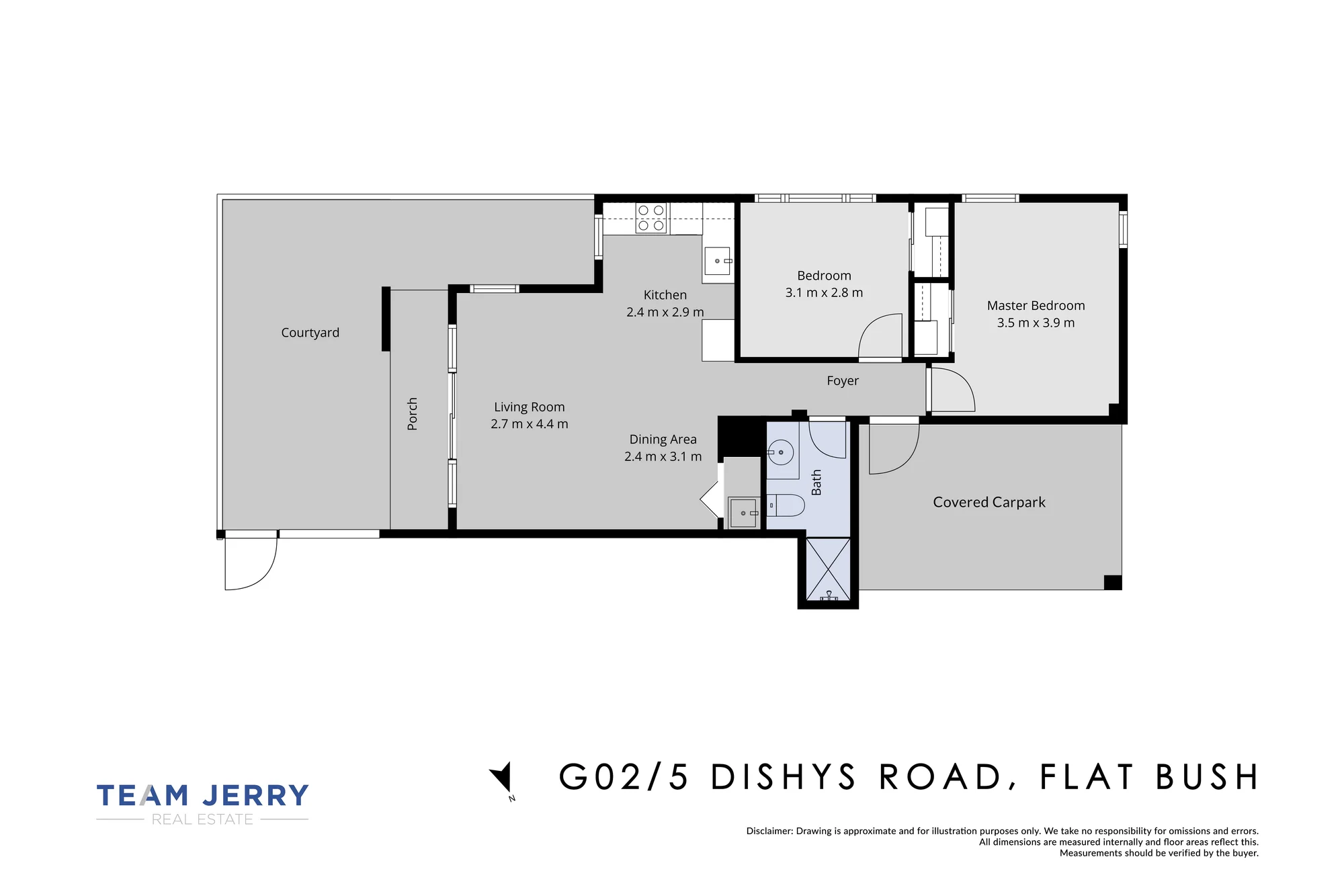 393 Ormistion Road, Flat Bush, Manukau City, Auckland, 2 Kuwarto, 1 Banyo, Apartment