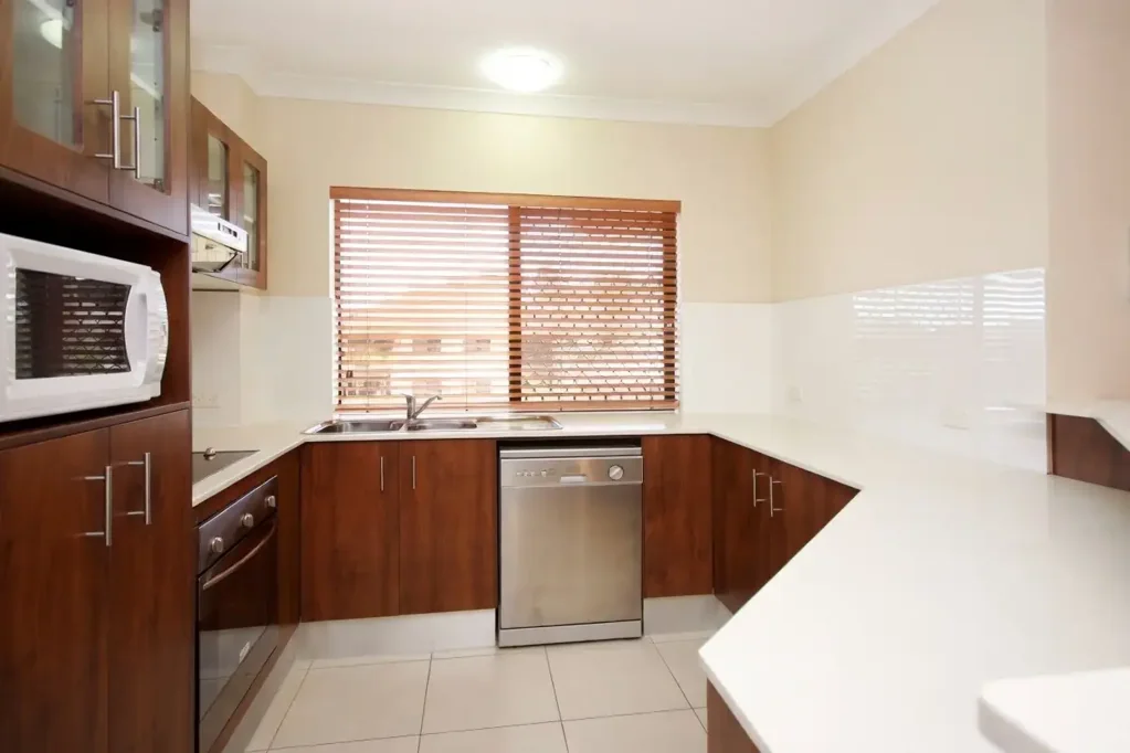 Unfurnished two-bedroom unit for lease in desirable gated residential complex in Mooroobool.