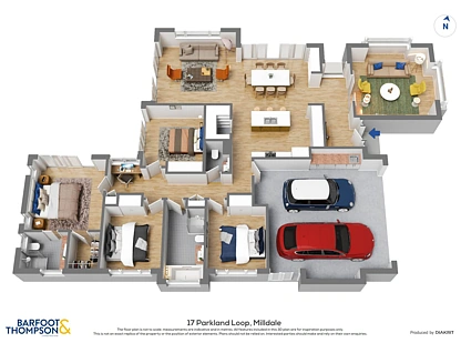 17 Parkland Loop, Milldale, Rodney, 4 habitaciones, 2 baños, House