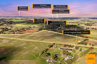 Melton 5 Bedroom Your rare opportunity to secure a substantial 8-hectare/22.04-acres (approx.) property in the heart of Melton!