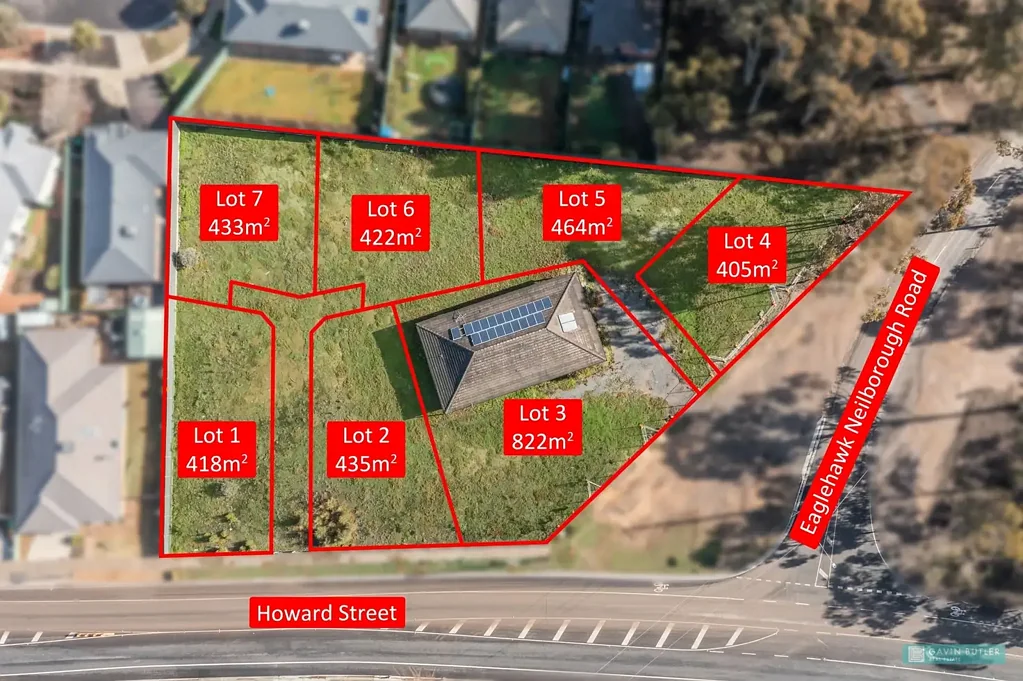 Eaglehawk 4ਬੈੱਡਰੂਮ Site of 3603m2 with planning permit for 7 lot sub-division