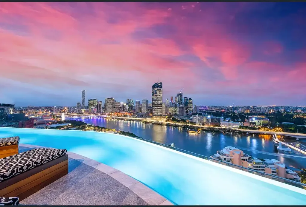 South Brisbane 1બેડરૂમ 5 Star Luxury Living with Urban & Mountain Views in Southpoint