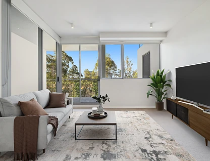 308/4 Saunders Close, Macquarie Park, Upper North Shore, 1 ห้องนอน, 1 ห้องน้ำ, Apartment