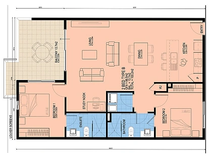 225/15 Musgrave Crescent, Coconut Grove, Darwin Suburbs, 2 ਕਮਰੇ, 2 ਬਾਥਰੂਮ, Apartment