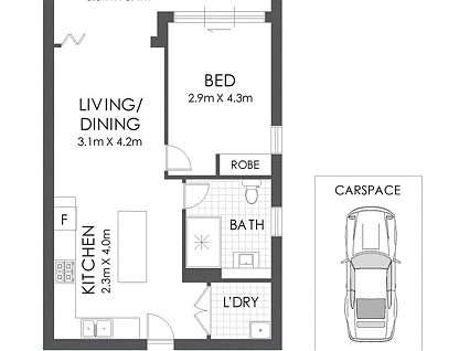 1015/3 Foreshore Place, Wentworth Point, Parramatta (Northwest suburbs), 1部屋, 1バスルーム, Apartment