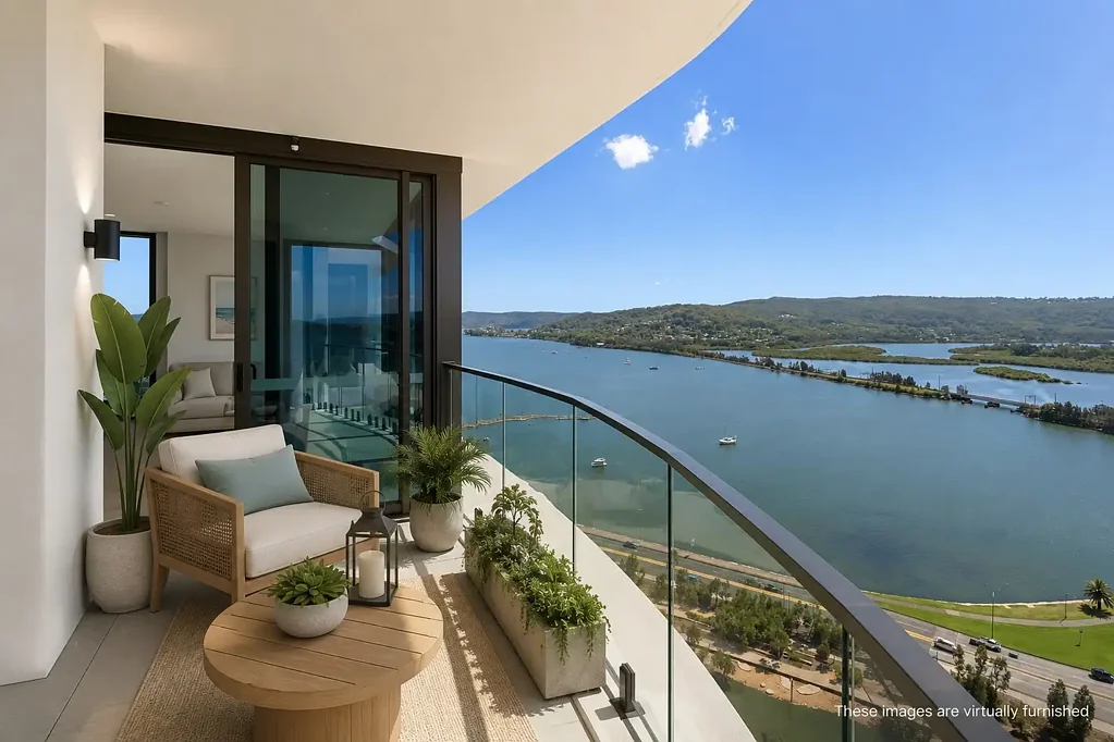 Gosford 3कमरा BRAND NEW Palatial Waterfront Sub-Penthouse on Offer for the First Time!