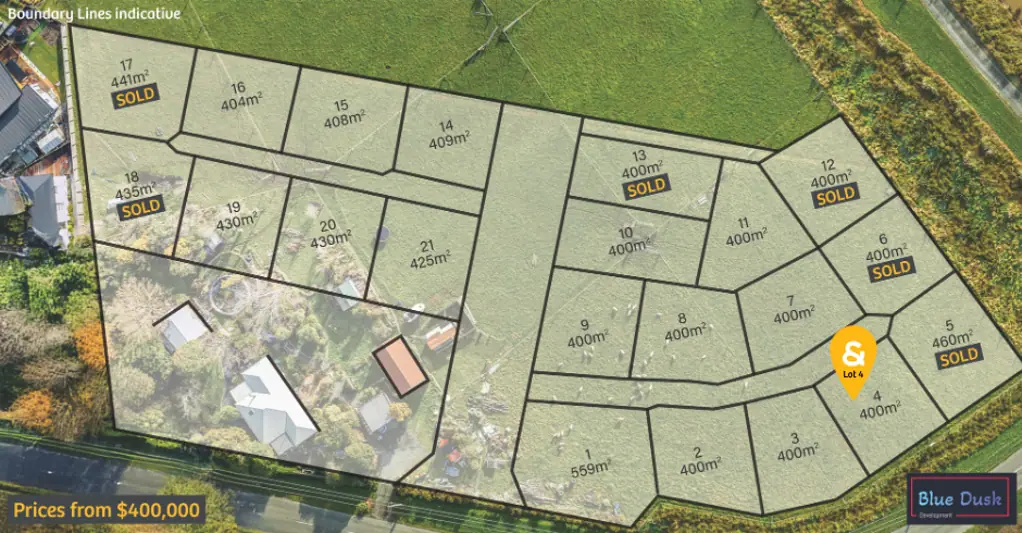 Halswell Lot 4 - Blue Dusk Subdivision
