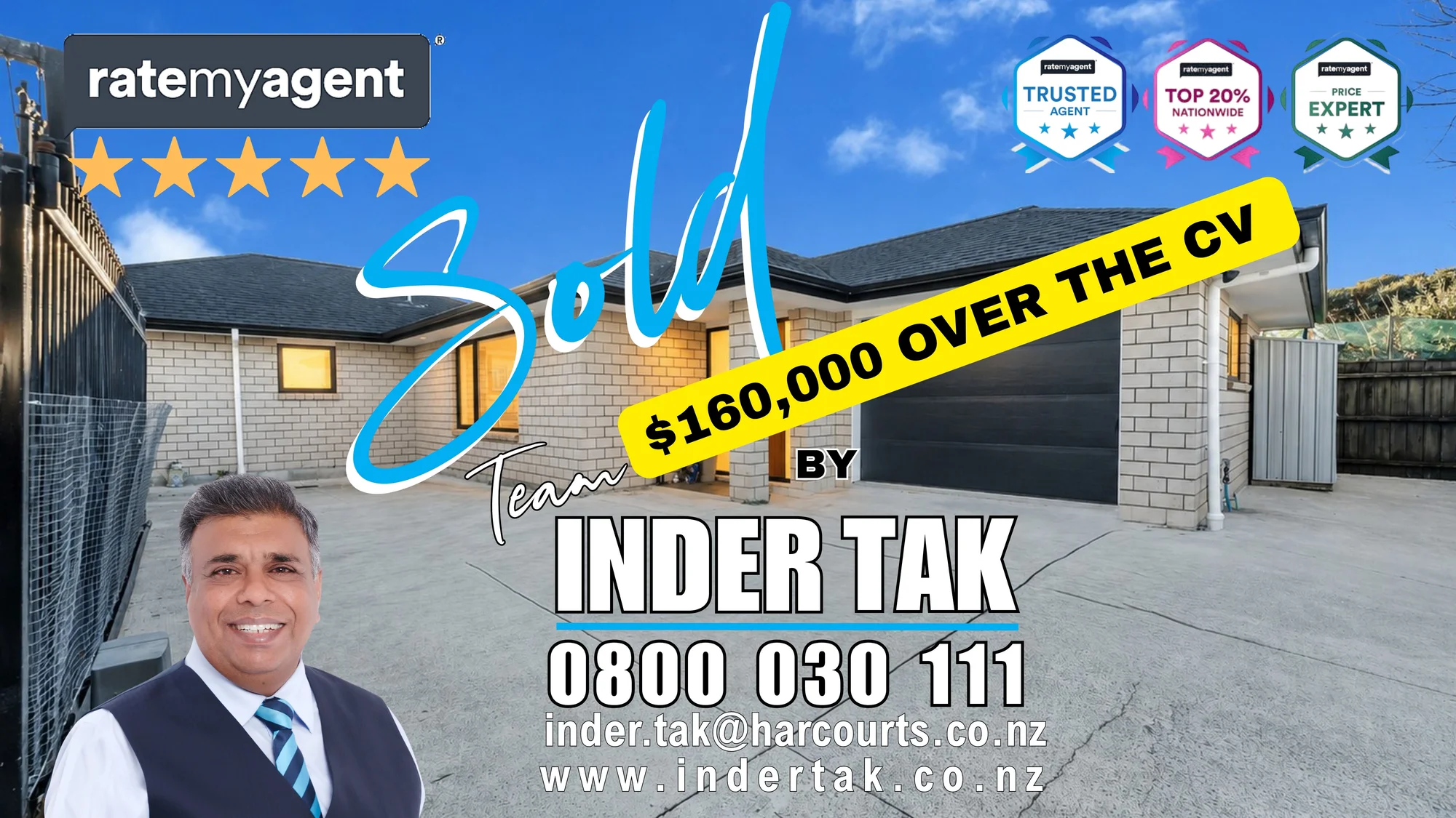 Glen Eden 4 Slaapkamer SOLD $160,000 OVER THE CV BY INDER TAK