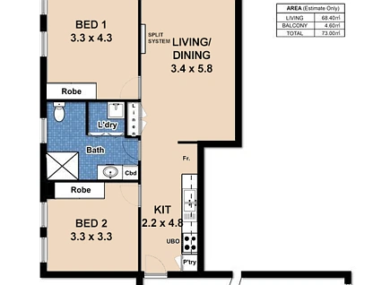 9/2 Grey Box Ave, Noarlunga Centre, Southern Adelaide, 2 कमरे, 1 बाथरूम, Apartment