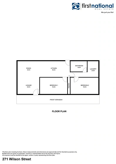 271 Wilson Street, Broken Hill, NSW 2880, 2 habitaciones, 1 baños, House
