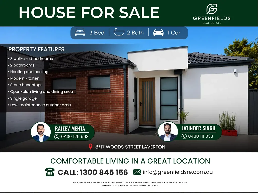 Laverton 3બેડરૂમ Stylish 3-Bedroom Home in a Convenient Laverton Location