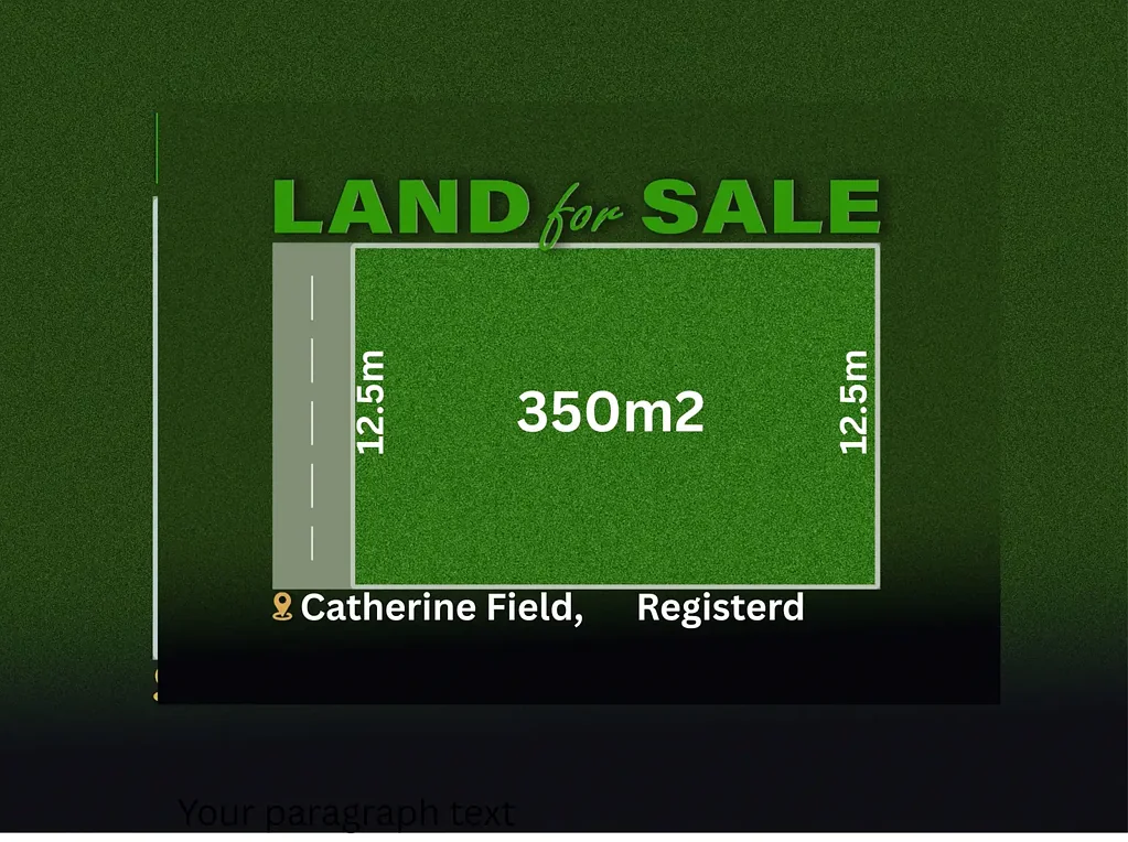 Catherine Field Registered Land- Ready to build- Catherine field