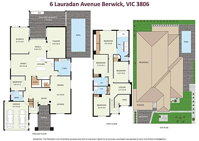 6 Lauradan Avenue, Berwick, VIC 3806, 5房, 4浴, House
