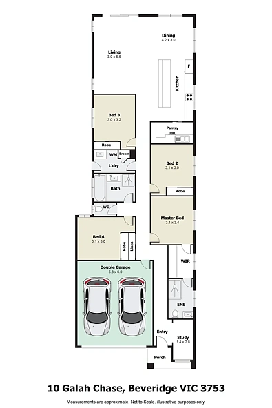 10 Galah Chase, Beveridge, VIC 3753, 4 Kuwarto, 2 Banyo, House