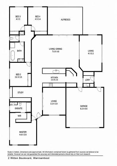 2 Witton Boulevard, Warrnambool, VIC 3280, 4 Bedrooms, 2 Bathrooms, House