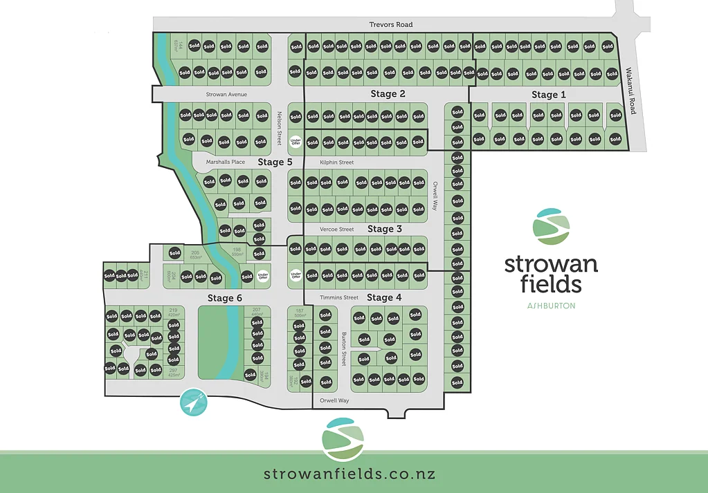 Ashburton Strowan Fields Subdivision - Titles issued