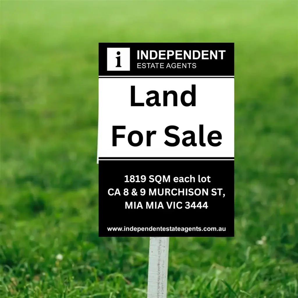 Mia Mia 2 lots for Sale 1819 M2 Each- CA 8 and 9 Heathcote-Redesdale Road Mia Mia.