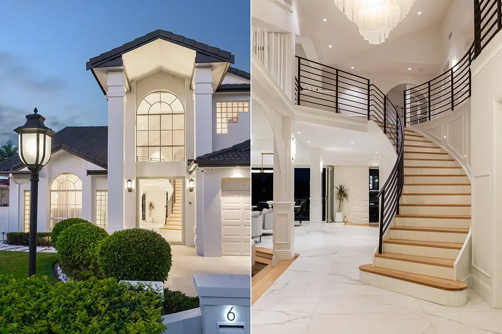 Luxury deep waterfront with stunning 180-degree views in highly sort after street