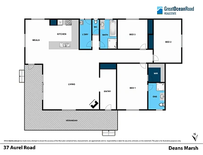 37 Aurel Road, Deans Marsh, VIC 3235, 3房, 2浴, 独立屋
