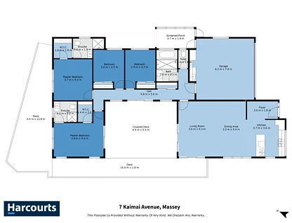 7 Kaimai Avenue, Massey, Waitakere City, Auckland, 4房, 3浴, 独立屋