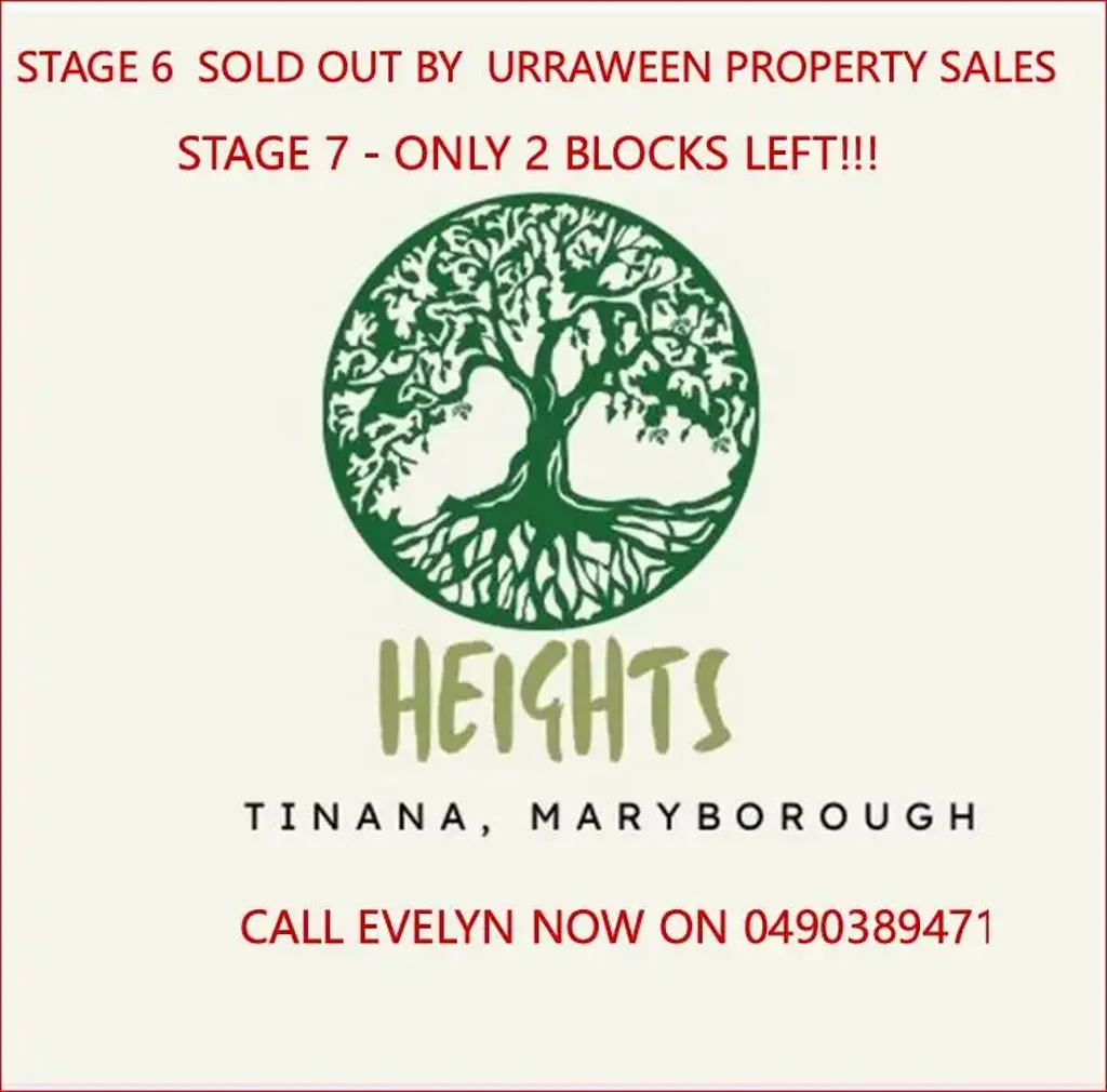 Tinana 670M2 land in a Premium Estate, The Heights  Tinana.  
Act quickly or miss out!