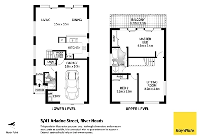 3/41 Ariadne Street, River Heads, QLD 4655, 2房, 2浴, Townhouse