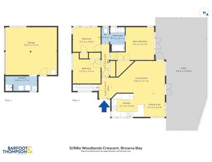 5/68A Woodlands Cresent, Browns Bay, North Shore City, Auckland, 3 Bedrooms, 1 Bathrooms, House