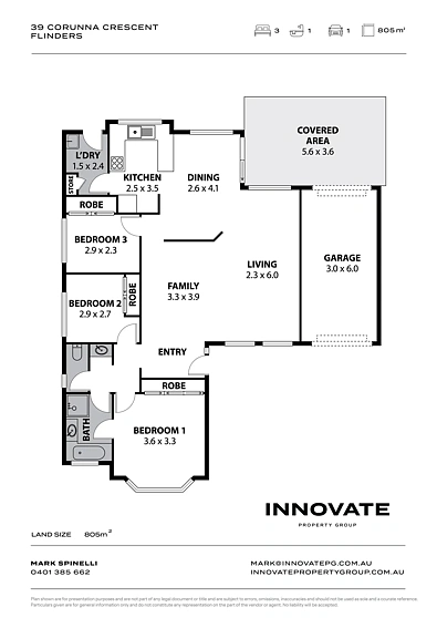 39 Corunna Crescent, Flinders, NSW 2529, 3房, 1浴, Unit