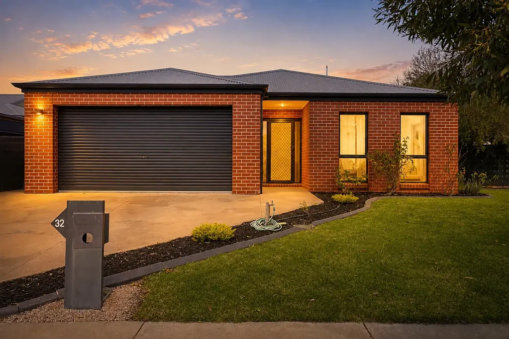 Modern comfort with practical family living.