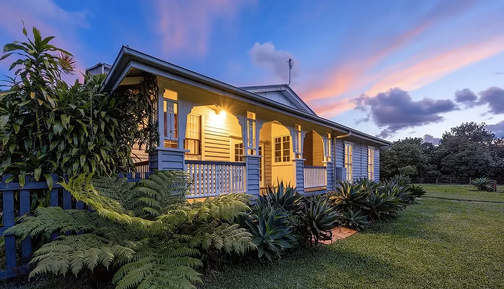 Alstonville 5房  Refined 1920s Queenslander on 1.2 Acres with Versatile Retreat