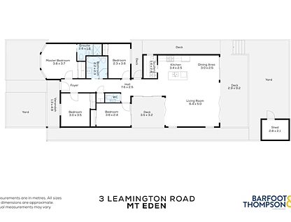 3 Leamington Road, Mount Eden, Auckland City, 4房, 2浴, 独立屋