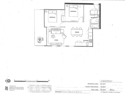108/2-8 Murray Street, Clayton, Bayside, 2 rūma, 1 rūma horoi, Apartment