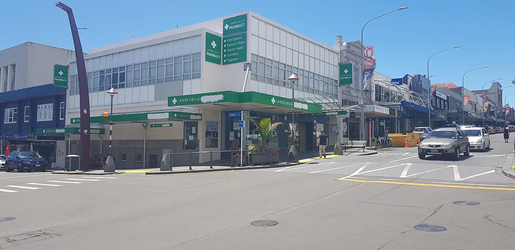 New Plymouth Central High Profile Corner Retail