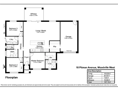 18 Pitman Avenue, Woodville West, Western Adelaide, 3 Schlafzimmer, 2 Badezimmer, House