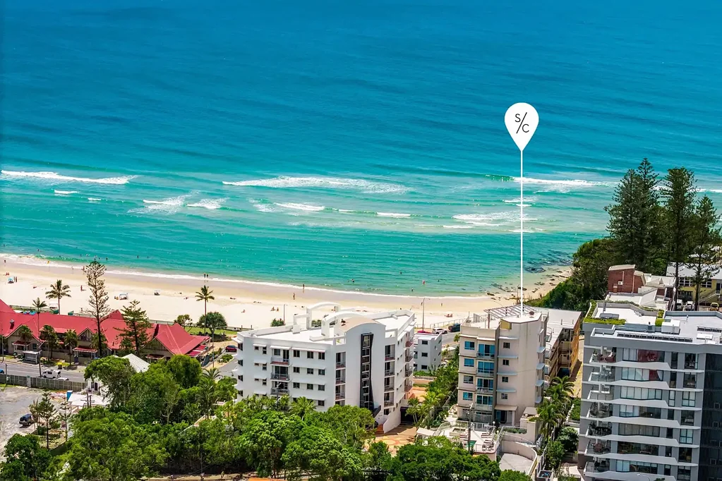 Coolangatta 3ਬੈੱਡਰੂਮ PODIUM APARTMENT IN BOUTIQUE BUILDING WITH OCEAN VIEWS