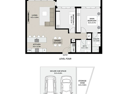 411/538 Rocky Point Road, Sans Souci, St George, 2 Schlafzimmer, 2 Badezimmer, Apartment