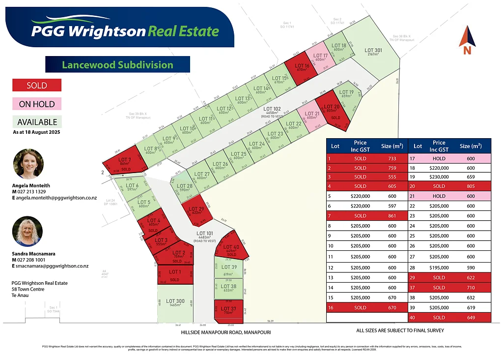 Manapouri Lancewood Subdivision - Stage 1 and 2