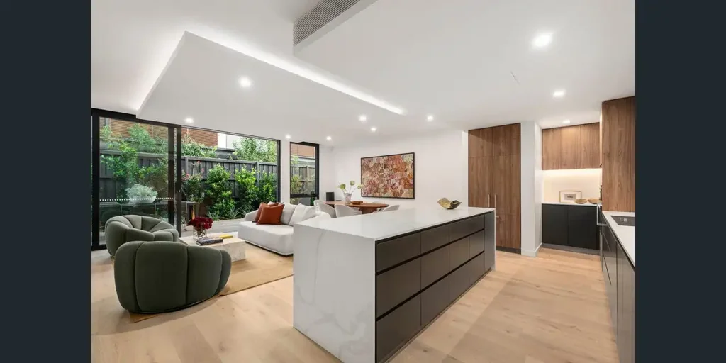 Brand New Luxury Ground Level Residence with Courtyard