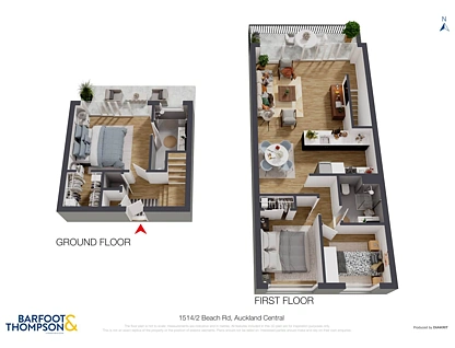 1514/2 Beach Road, Auckland Central, Auckland City, 3房, 2浴, Apartment