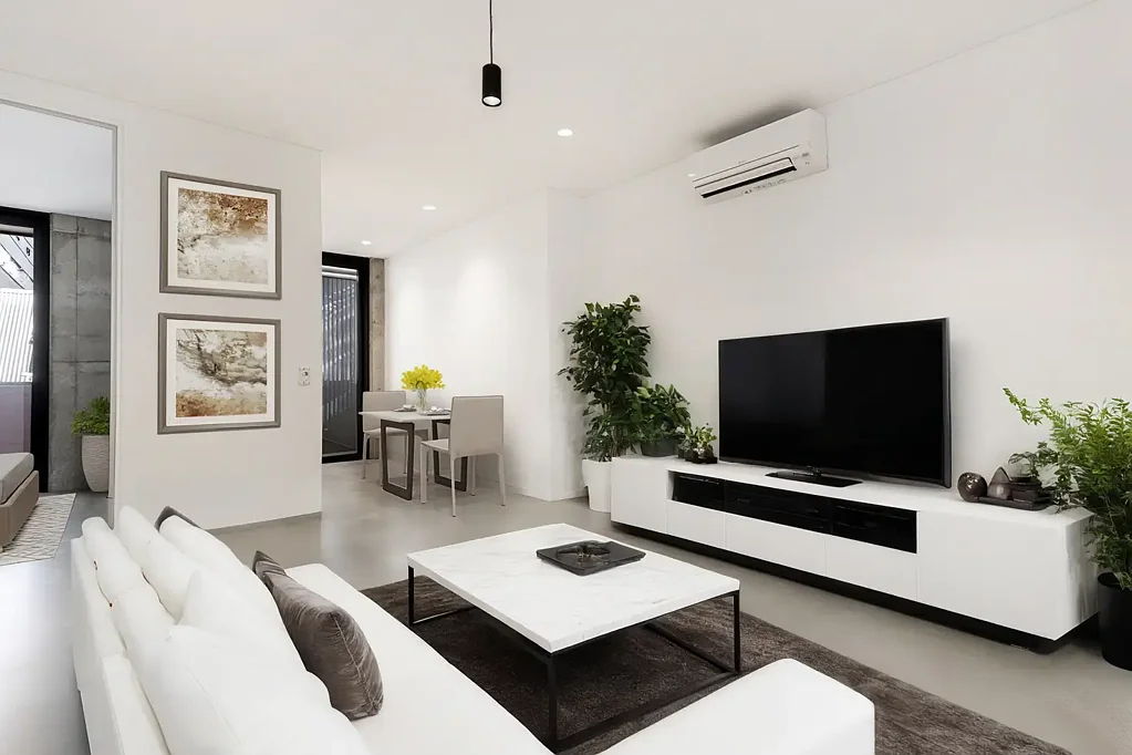 Designer pad with Sleek Industrial feel | 1 bed + Study