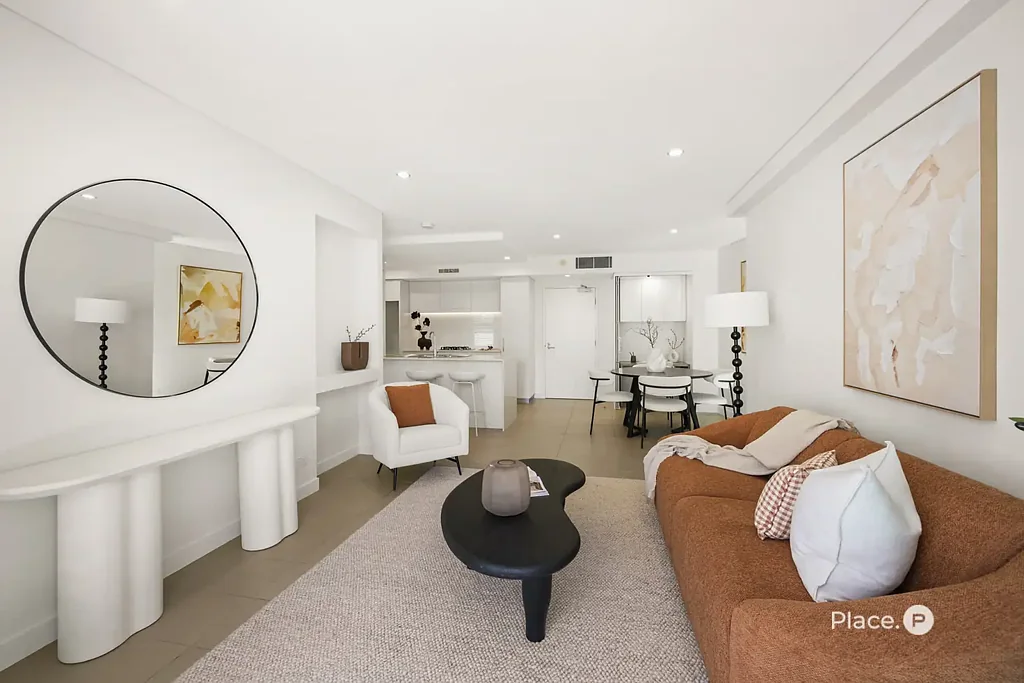Kangaroo Point 1બેડરૂમ North Facing Riverside Living with Story Bridge Glimpses.
